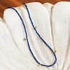 Colar Lapis Lazuli e Esmeraldas - Imagem 2